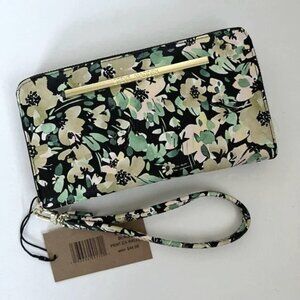 NWT STEVE MADDEN PRINT ZIP AROUND WALLET WRISTLET